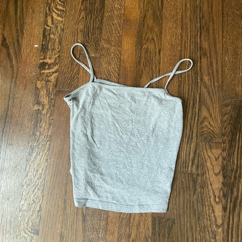 Wild fable gray cropped tank